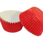 Formas para Cupcake Vermelho Metalizado