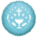 Balão Foil 18" Comunhão Azul