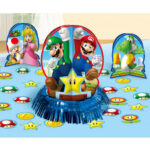 Conjunto de decoração para mesa de Super Mario Bros