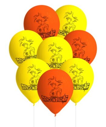 8 Balões Latex Dragon Ball