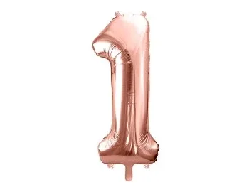 Balão Número Rose Gold "1"- 86cm