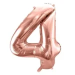 Balão Número Rose Gold "4"- 86cm