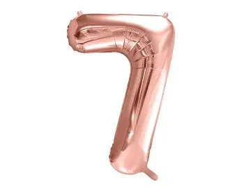 Balão Número Rose Gold "7"- 86cm
